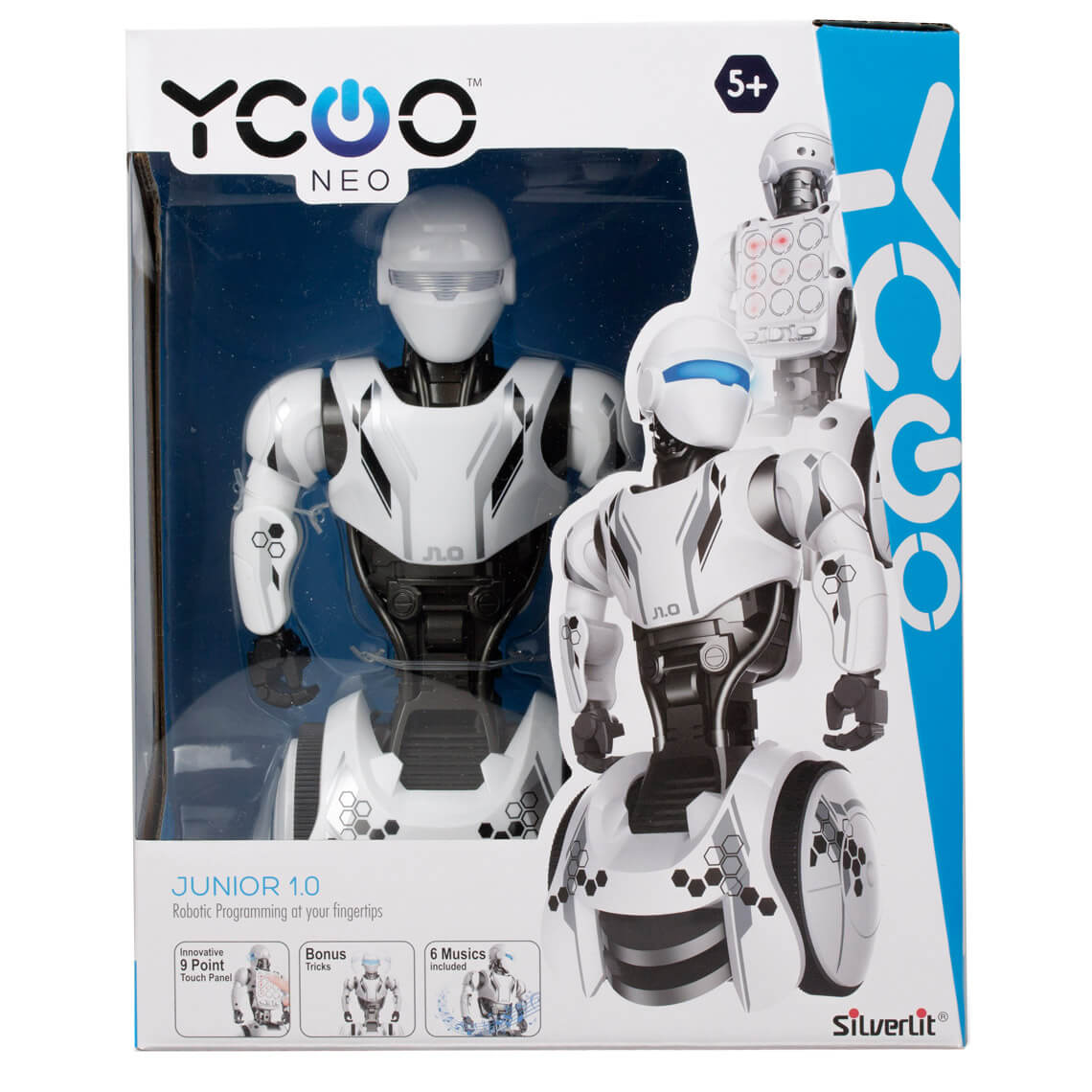 Silverlit Ycoo Junior 1.0 - programmerbar robot med 9 punkts berøringspanel  88560 