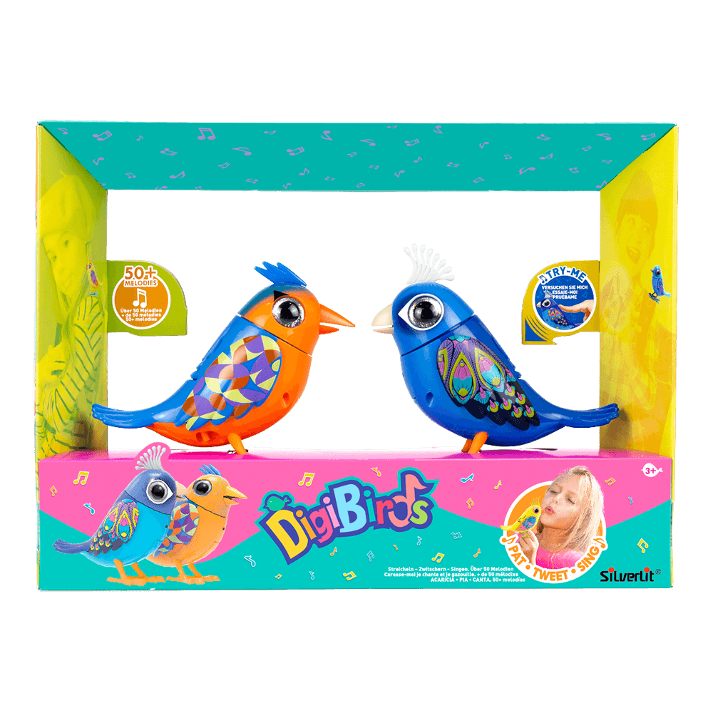 DIGIFRIENDS™ TWIN PACK: PEACOCK + KINGFISHER