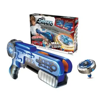 Spinner Mad - Blaster double shoot avec 2 toupies LED - La Grande Récré