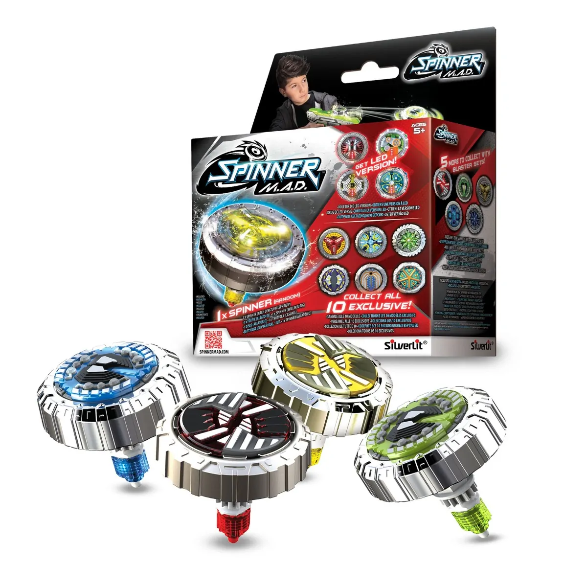 Pack Assorted Launching Includes 1 Spinner With LED Version JK Spinner M.A.D 