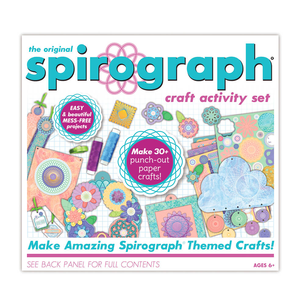 Spirograph - Coffret classique 30 pièces - Silverlit - Art et mathématiques  - À partir de 8 ans - Cdiscount Jeux - Jouets