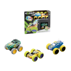 EXOST JUMP -  Pack trio multicolore (3 voitures friction)