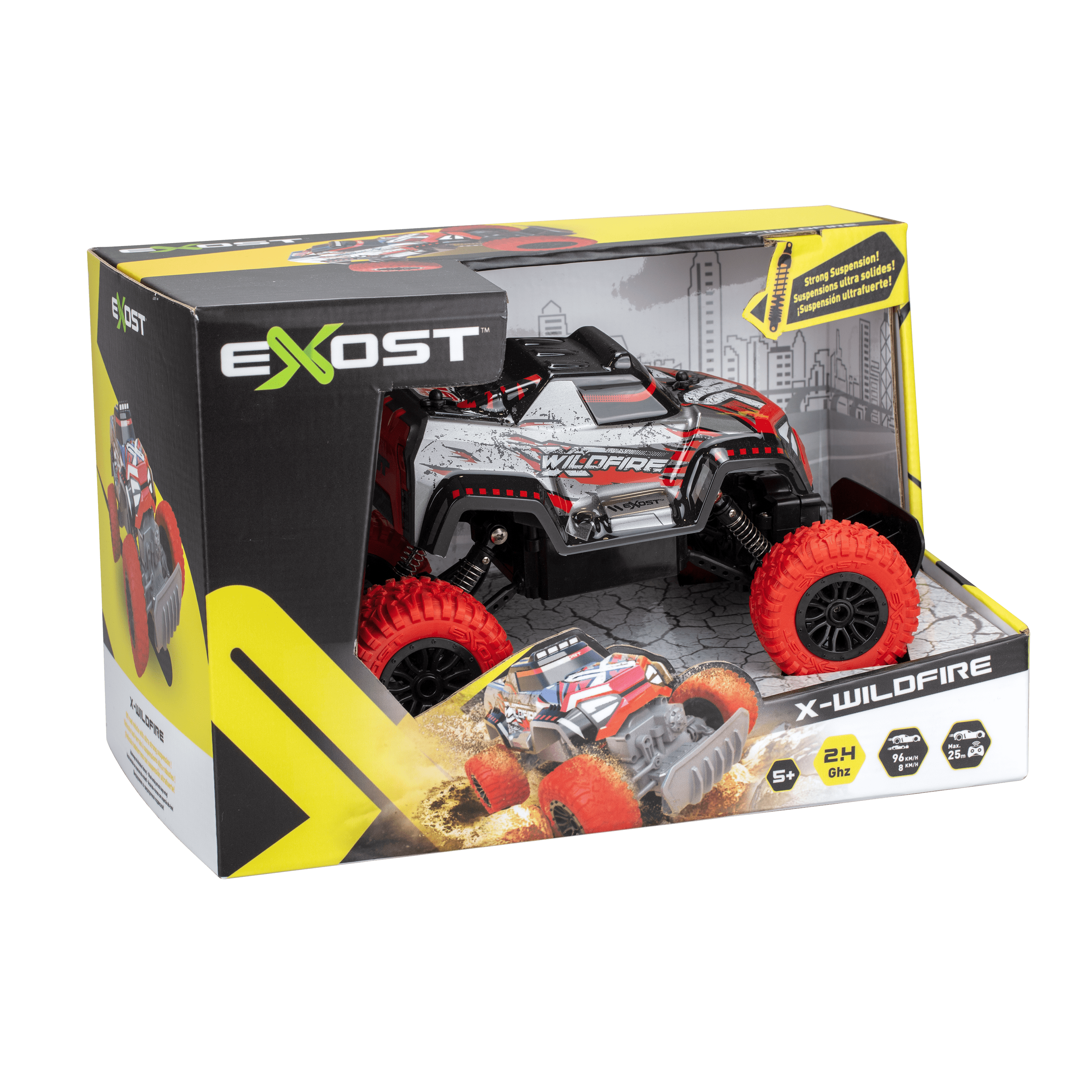Exost - EXOST - Monster Stunt - Voiture Télécommandée - Bolide conçu pour  la cascade - Échelle 1:18 - 5 ans et + - Voitures - Rue du Commerce