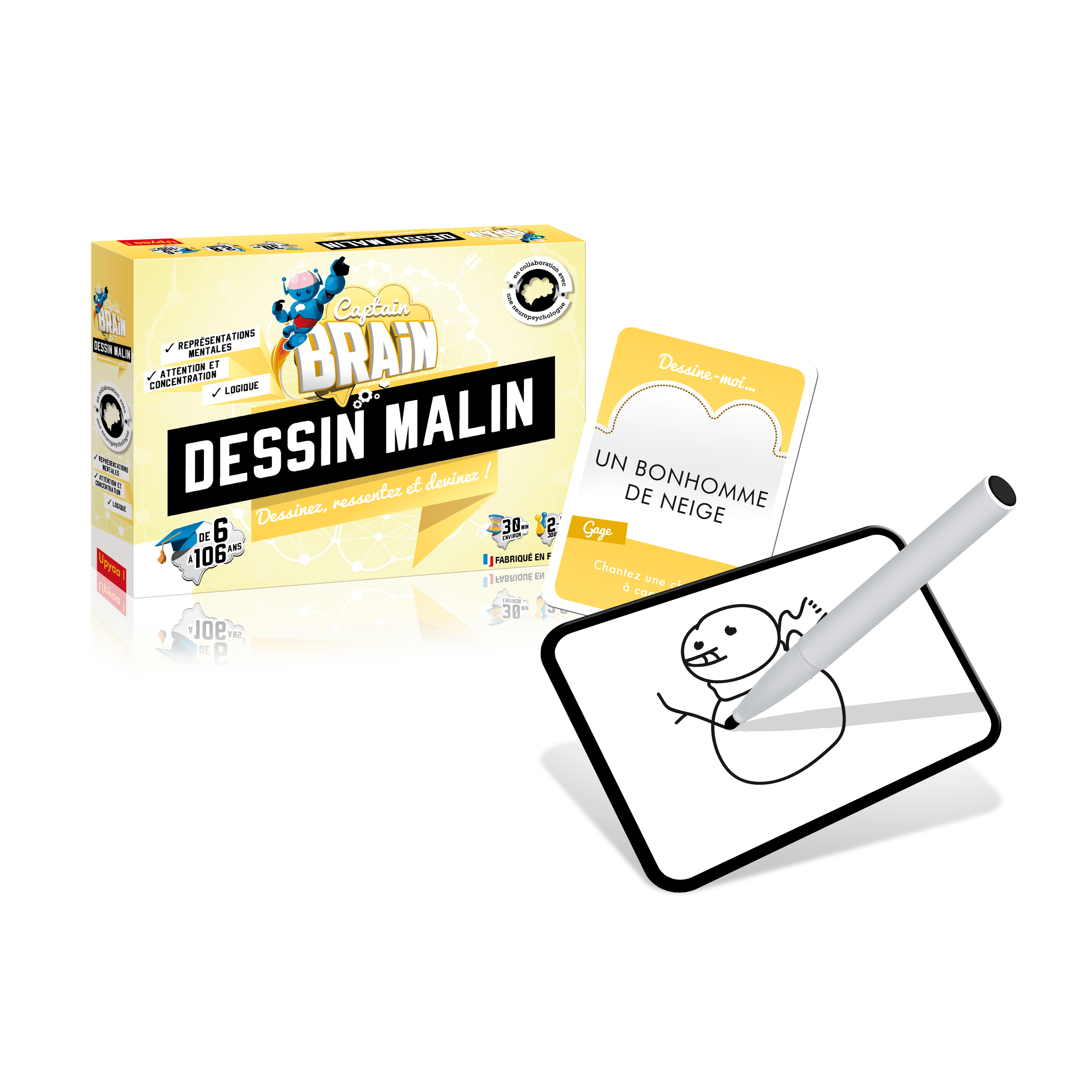 CAPTAIN BRAIN - Dessin Malin