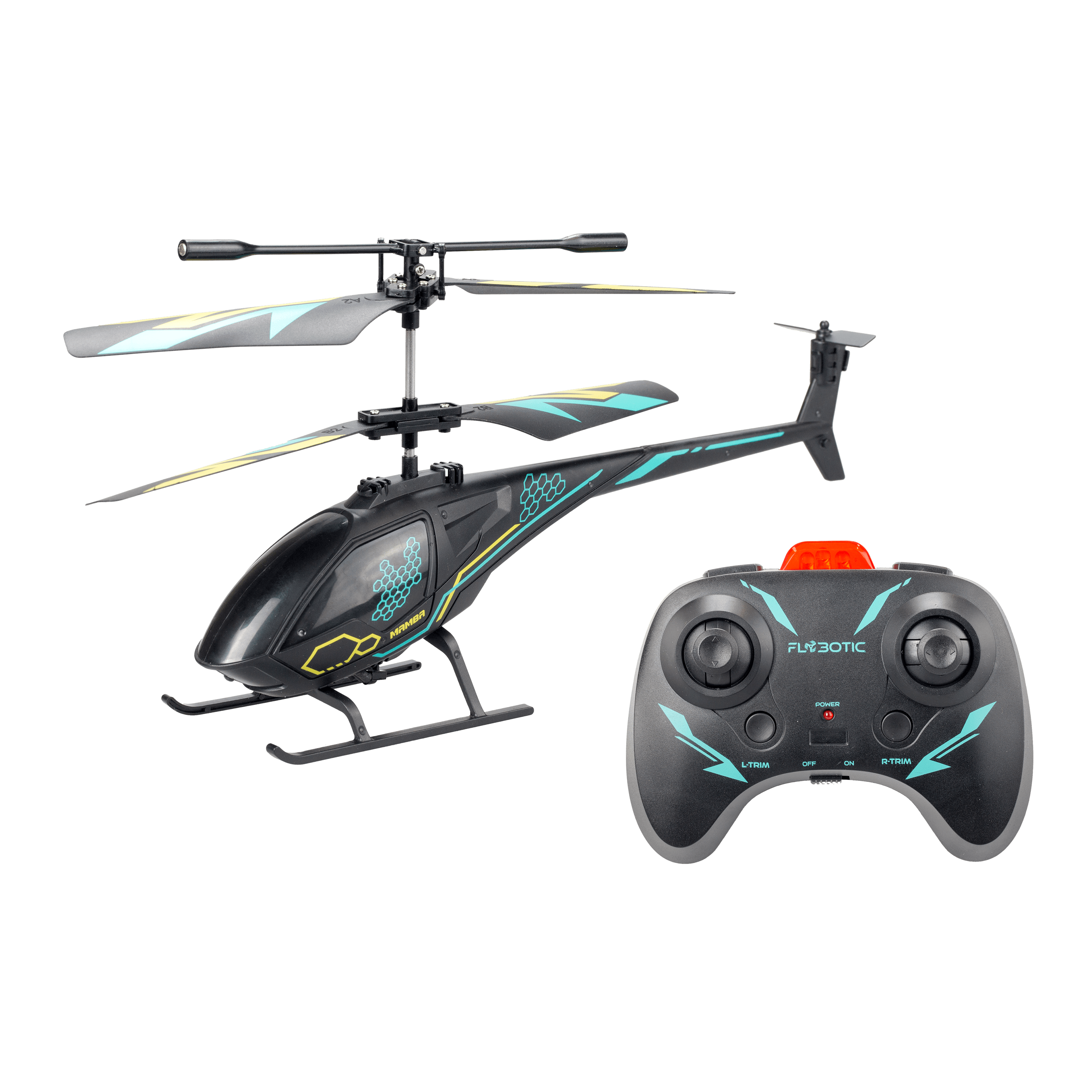 FLYBOTIC – Hélicoptère télécommandé AIR MAMBA – Silverlit