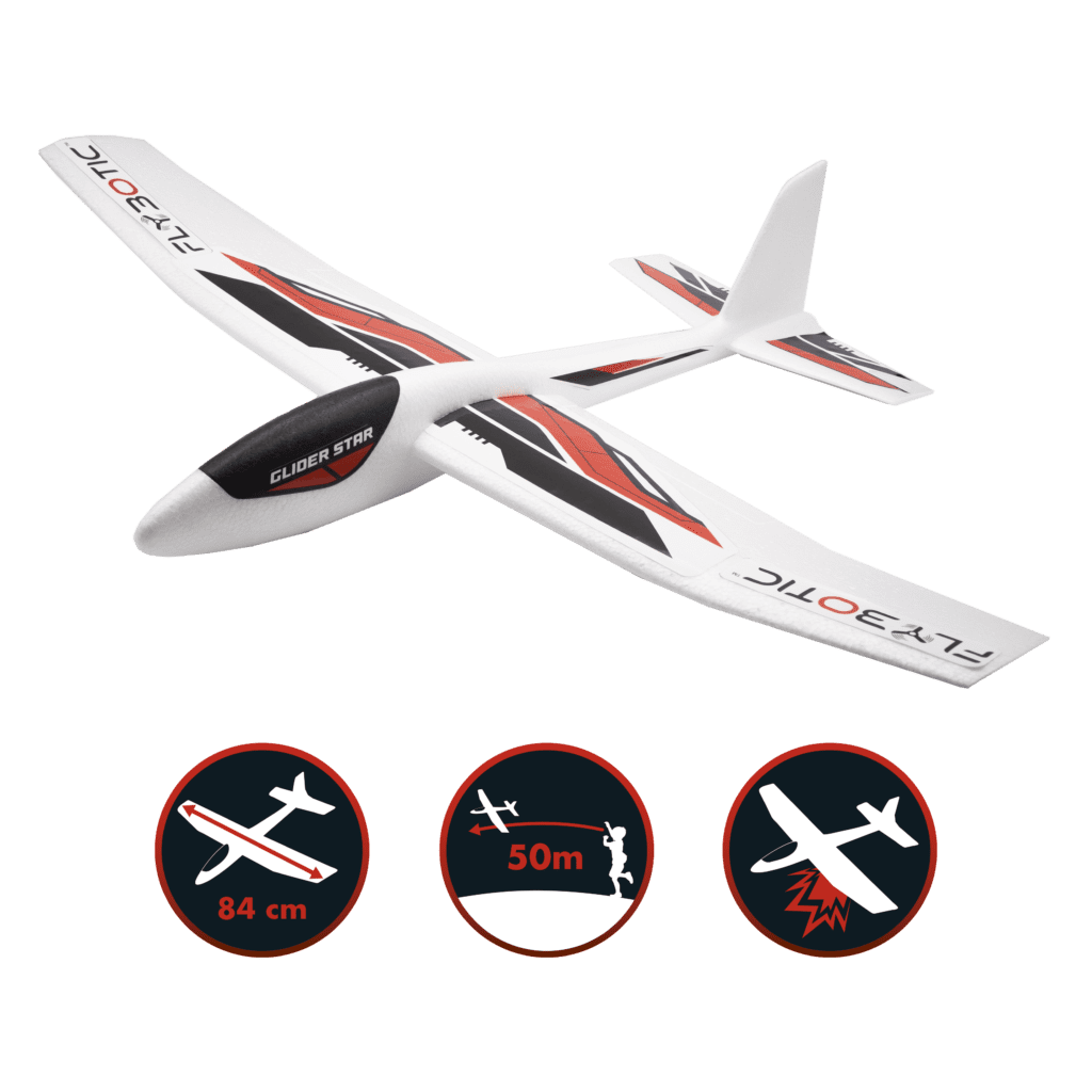 FLYBOTIC – Planeur GLIDER STAR – 80 CM – Silverlit