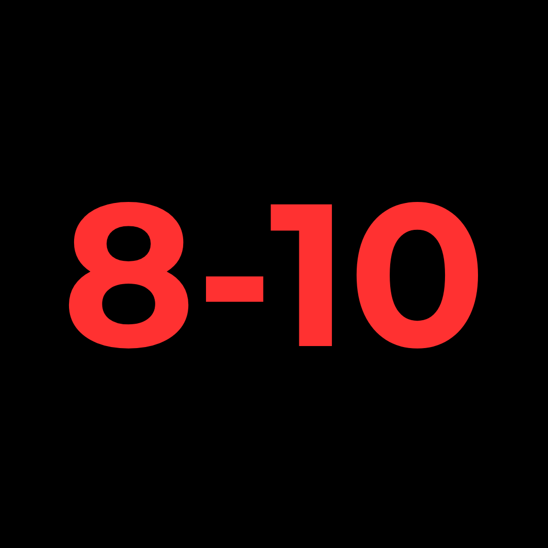 8 – 10 ÅR